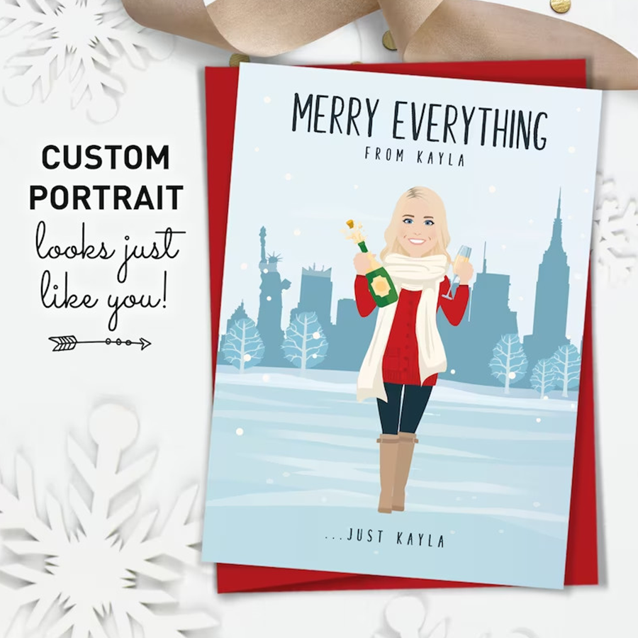 Portrait Christmas Card