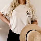 Custom Shirt With Pet Photo, Custom Name Dog Shirt, Personalized Dog Shirt, Custom Dog T Shirts, Custom Cat Shirt T-Shirts