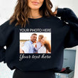 Custom Photo And Text Shirt, Custom Tee, Photo T-shirt, Custom Text Shirt, Custom Photo Shirt, Family Gift
