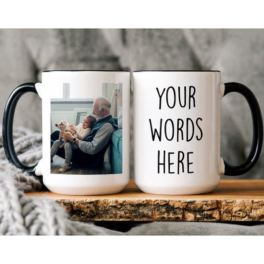 Mugs Personalized, Custom Photo Coffee Mug, Mug with Photo/Text, Wedding Gift, Gifts for Her