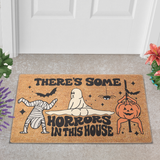 Funny Halloween Doormat, Funny Doormat, Halloween Door Mat, Welcome Mat, There's Some Horrors in This House, Spooky Season