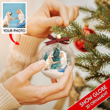 Custom Photo Ornament, Christmas Ball Ornament, Gift For Pet Owner, Pet Lover Gift | Ball Pet