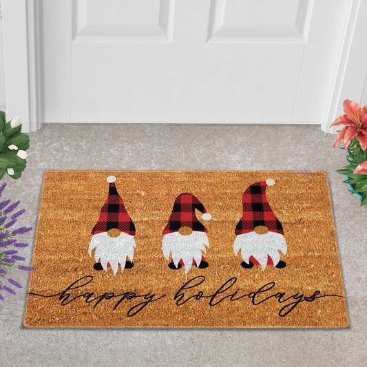 Happy Holidays Christmas Doormat