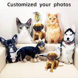 Personalized Photo Pillow, DIY Pet Cushion,  Animal Pillow, Sofa Decorative, Pet Photo Pillow