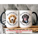 Custom Dog Coffee Mug, Personalized Dog Mug, Dog Face Mug, Pet Lover Gift