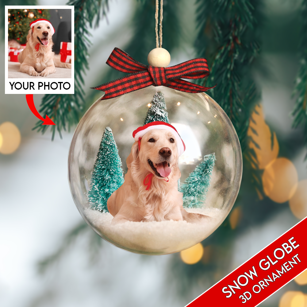 Custom Photo Ornament, Christmas Ball Ornament | Ball Pet