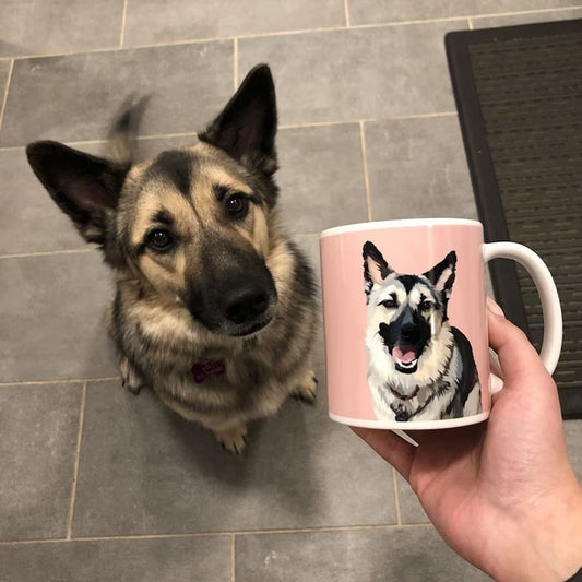 Custom Dog Mug, Dog Picture Mug, Dog Coffee Mug Personalized, Dog Face Mug, Custom Pet Lover Mug, Dog Photo Mug, Dog Mom Dad Gift