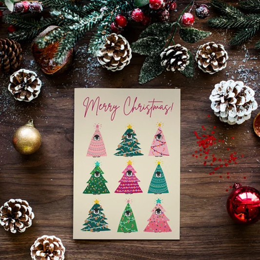Christmas Tree Card, Holiday Card
