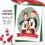 Portrait Christmas Card