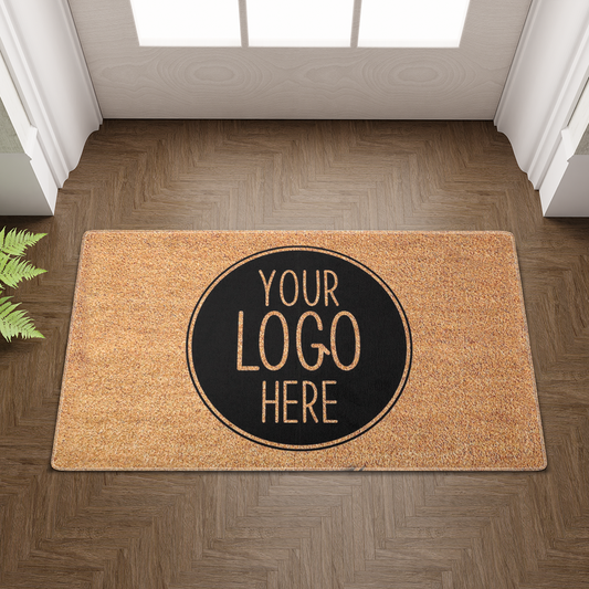 Custom Logo  Doormat,  Business Logo, Customized Welcome Mat, Customer Welcome Mat