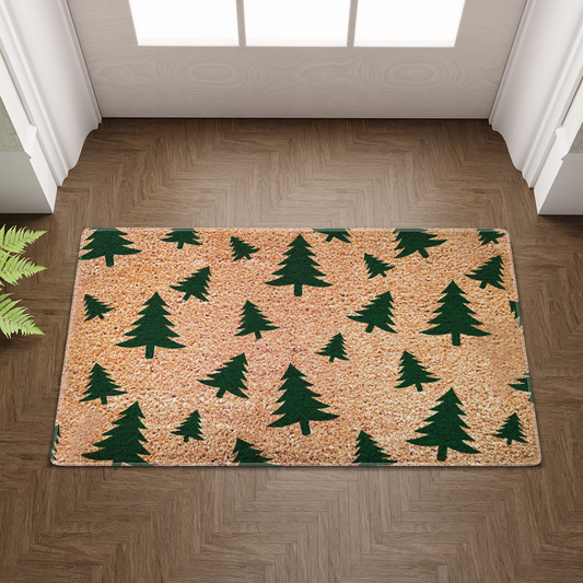 Christmas Tree Pattern Doormat