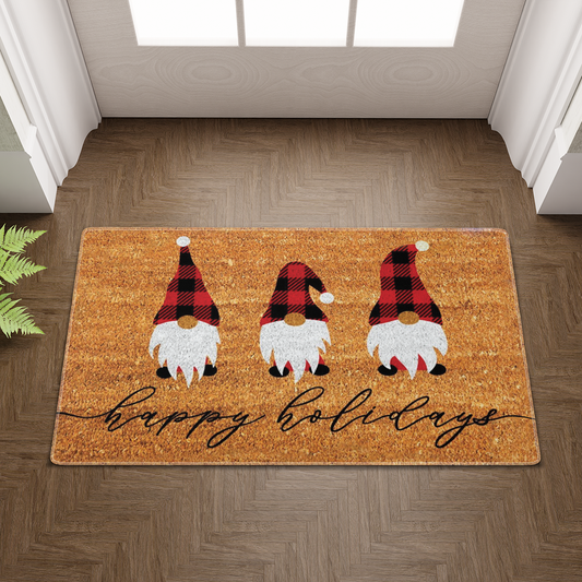 Happy Holidays Christmas Doormat