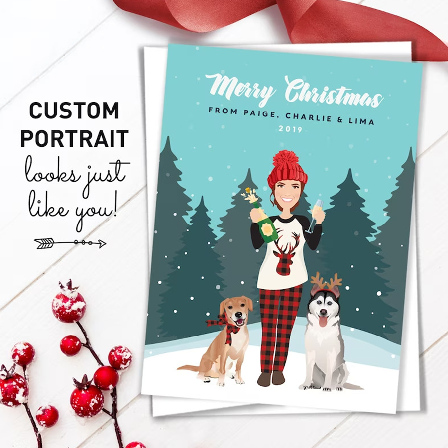 Portrait Christmas Card