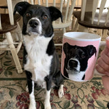 Custom Dog Mug, Dog Picture Mug, Dog Coffee Mug Personalized, Dog Face Mug, Custom Pet Lover Mug, Dog Photo Mug, Dog Mom Dad Gift