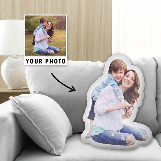 Custom Shape Pillow, Best Gift For Mom, Custom Pillow with Photo,  Gift For Mom,  Personalized Pillow With Photo, Home Decor, Mother's Day Pillow