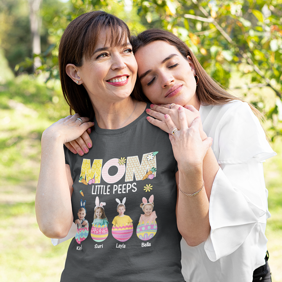 Mom Little Peeps Easter Shirt , Cute Easter Shirts for Mom, Mom Gifts, Easter Mom Shirt