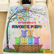 Grandma's Favourite Peeps Blanket , Gift For Grandma, Easter's Day Gift, Gift For Grandma, Mama, Mini, Nana