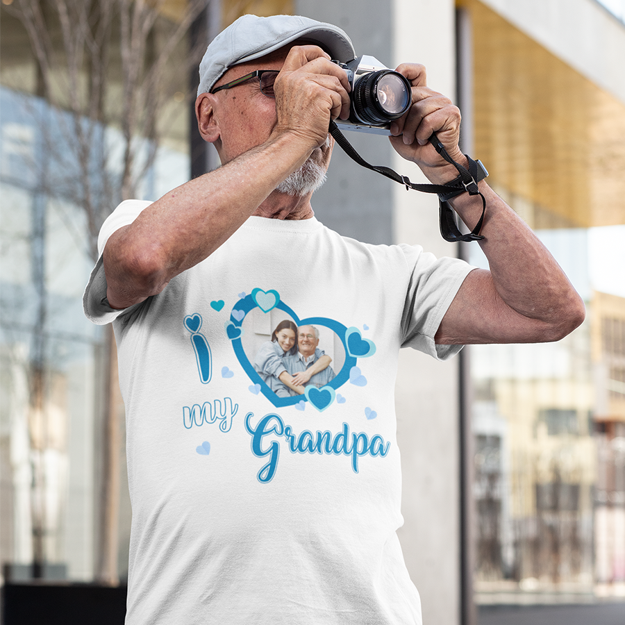 I Love My Grandpa  T-shirt, Father's Day Gift, T-Shirt For Grandpa , Gifts for Grandpa, Father's Day T-shirt