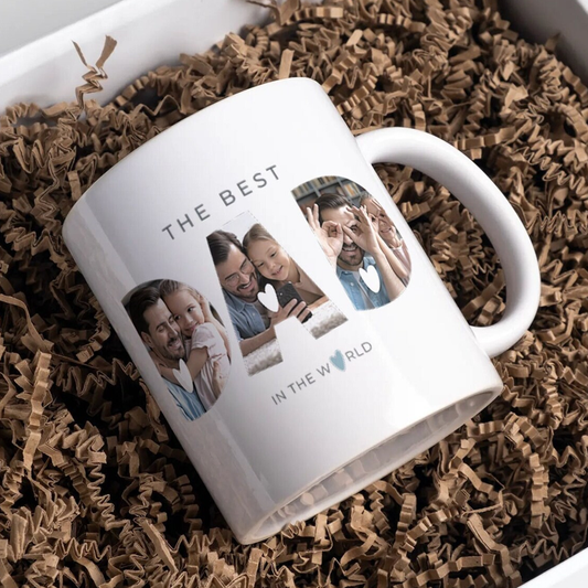 Personalized Photo Mug for Dad, Custom Dad Mug, Birthday Gift for Dad, Fathers Day Gift