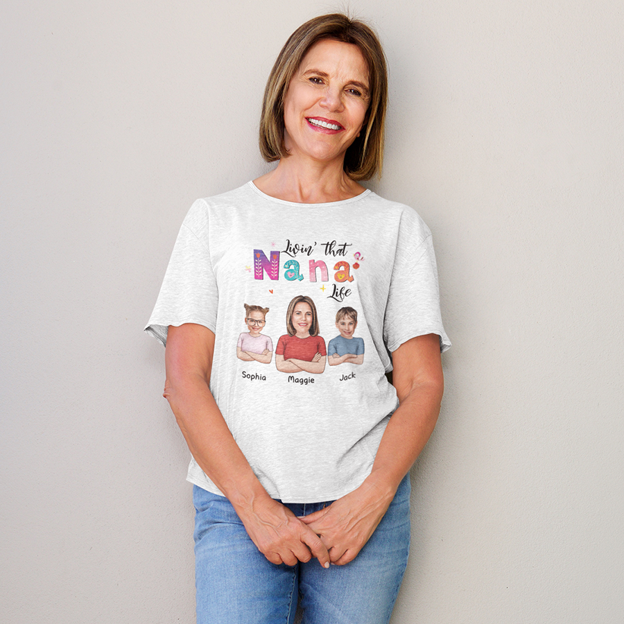 Livin' That Nana Life T-shirt, Mother's Day Gift, Best Gift for Mom, Grandma