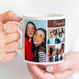 Personalized Photo Collage Mug, Custom Photo Collage Coffee Mug, Customize Gift for Mom