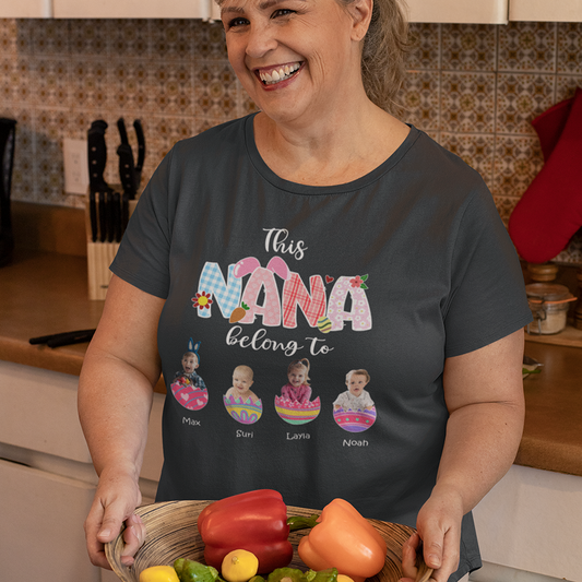 This Nana Belong To Easter Shirt , Cute Easter Shirts for Nana, Grandmas Little Bunnies, Grandma Gifts, Easter Grandma Shirt