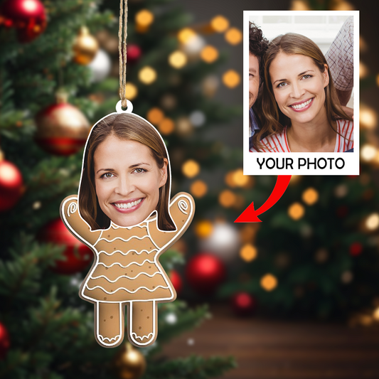 Custom photo Ornament | Cookie