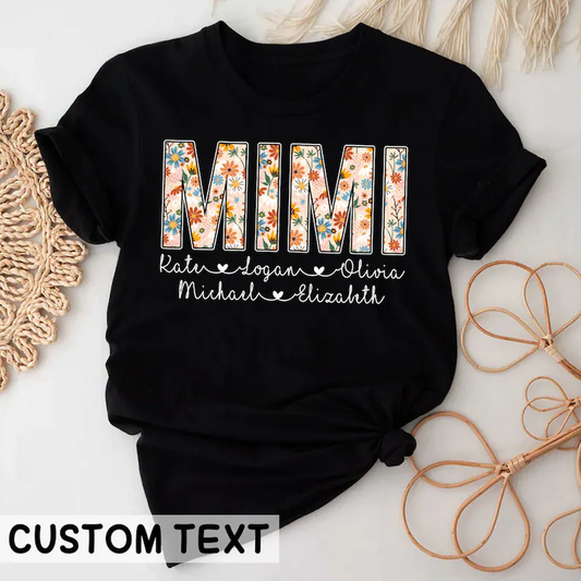 Custom Mimi Easter Shirt , Cute Easter Shirts for Women, Mini T-shirt Gifts, Easter Mini Shirt