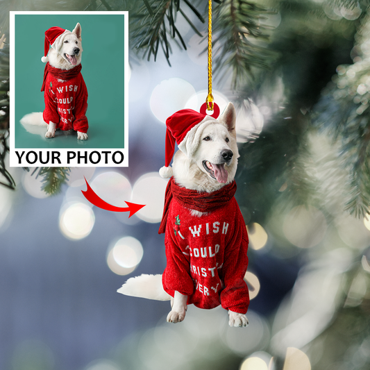 Custom photo Ornament | Dog