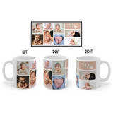 Personalized Photo Collage Mug, Custom Photo Collage Coffee Mug, Customize Gift for Mom