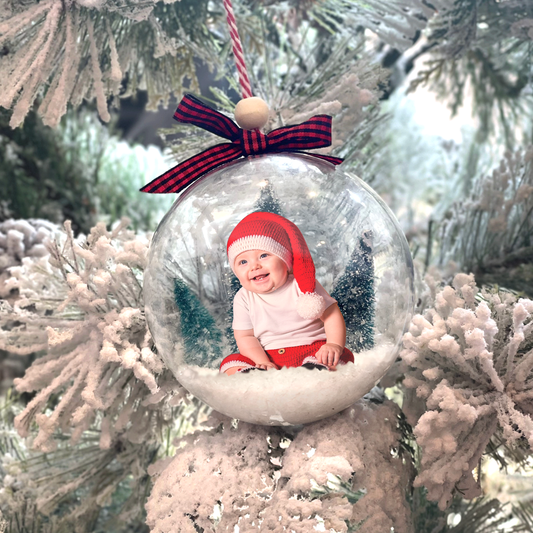 Custom Photo Christmas Ball Ornament, Personalized Christmas Gifts | Ball baby 2