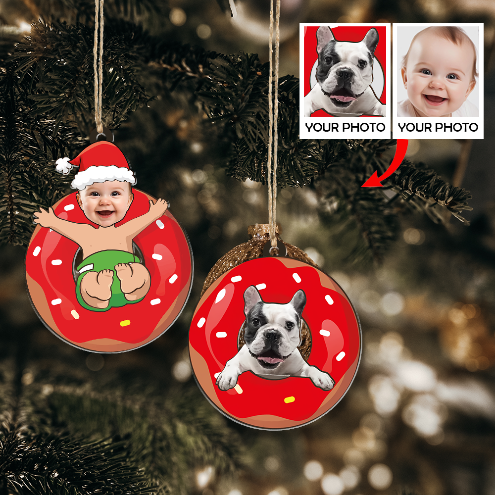 Custom photo Ornament | Swim