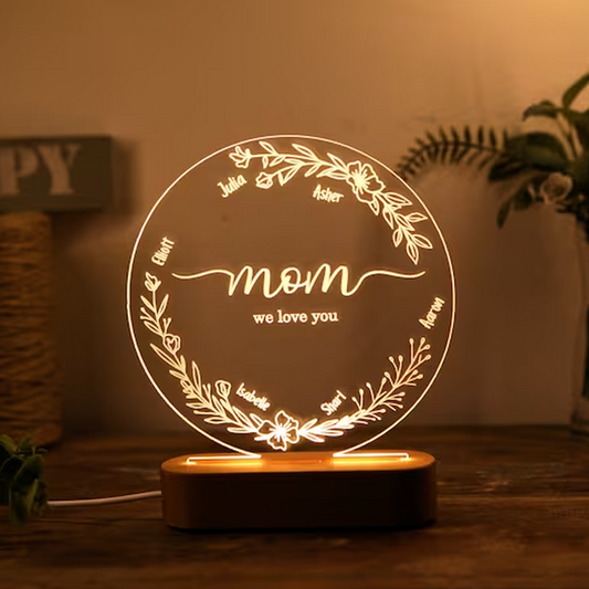 Personalized Night Light For Mom, Gift For Mom, Gift Idea For Mom, Gift For Mommy, Personalized Gift For Mom, Mother's Day Gift