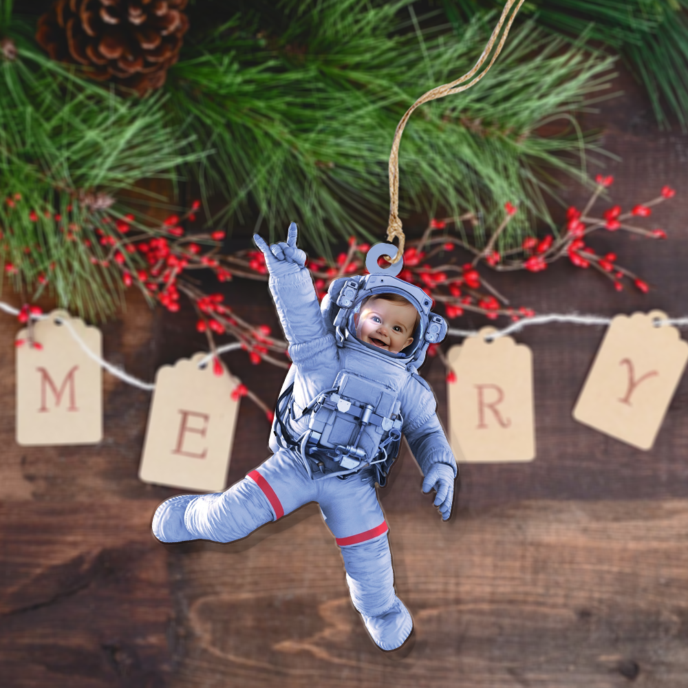 Custom photo Ornament | Astronaut