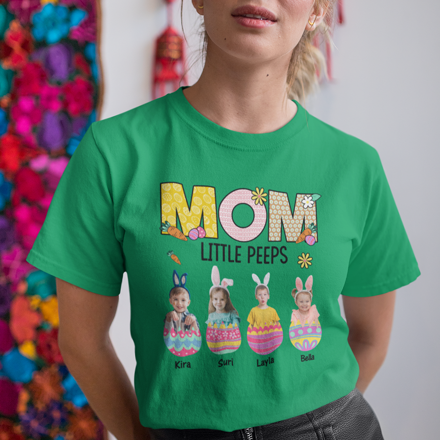 Mom Little Peeps Easter Shirt , Cute Easter Shirts for Mom, Mom Gifts, Easter Mom Shirt