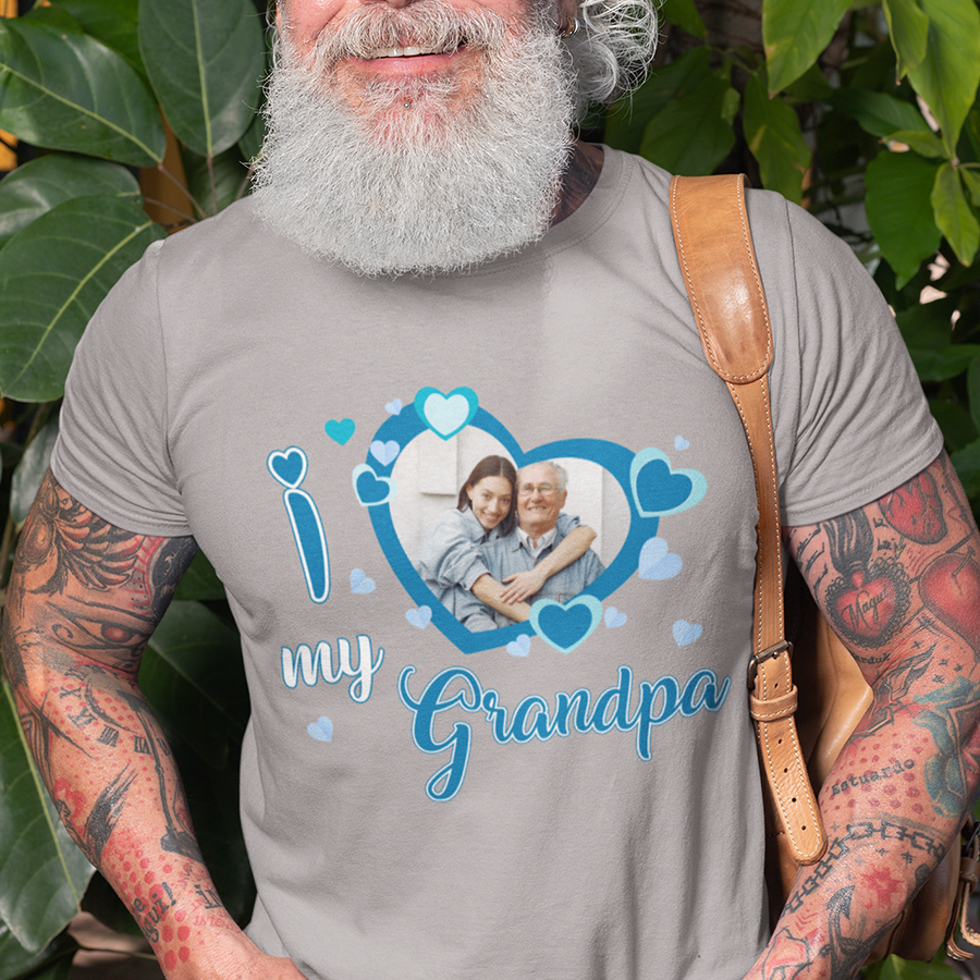 I Love My Grandpa  T-shirt, Father's Day Gift, T-Shirt For Grandpa , Gifts for Grandpa, Father's Day T-shirt