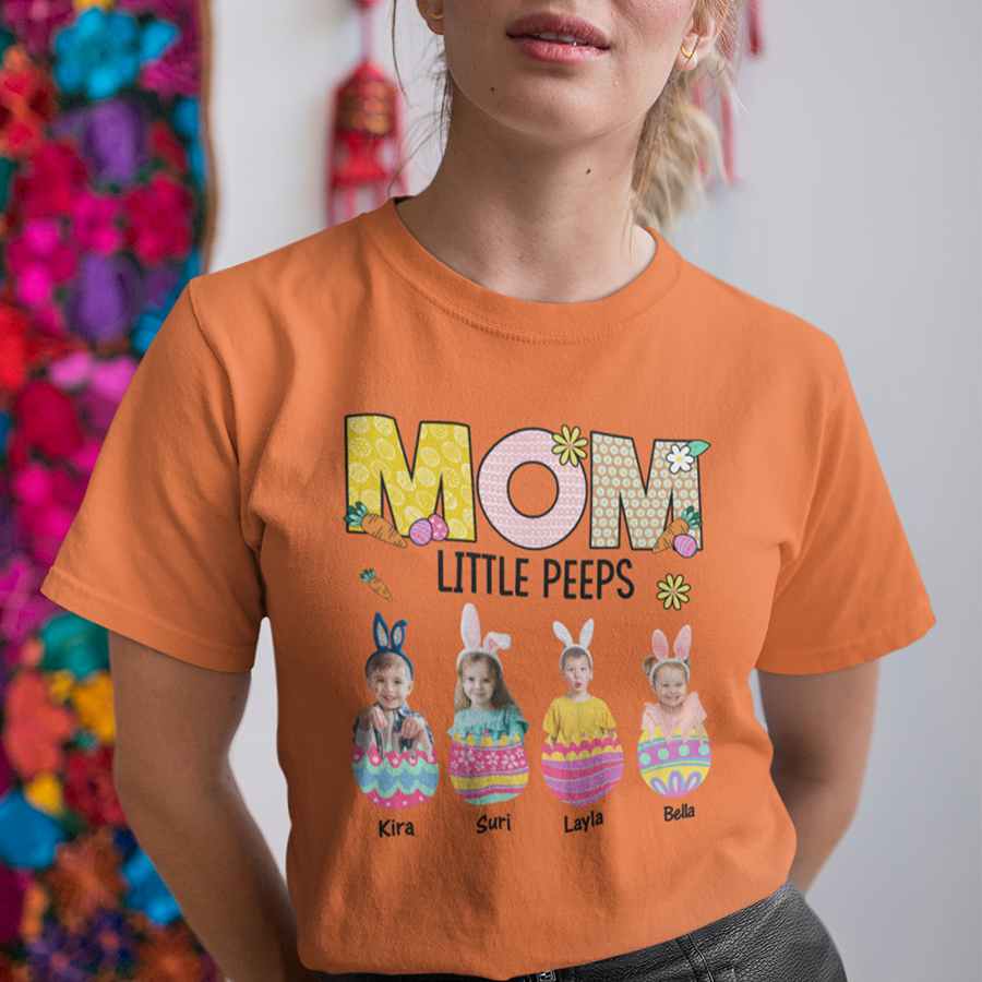 Mom Little Peeps Easter Shirt , Cute Easter Shirts for Mom, Mom Gifts, Easter Mom Shirt