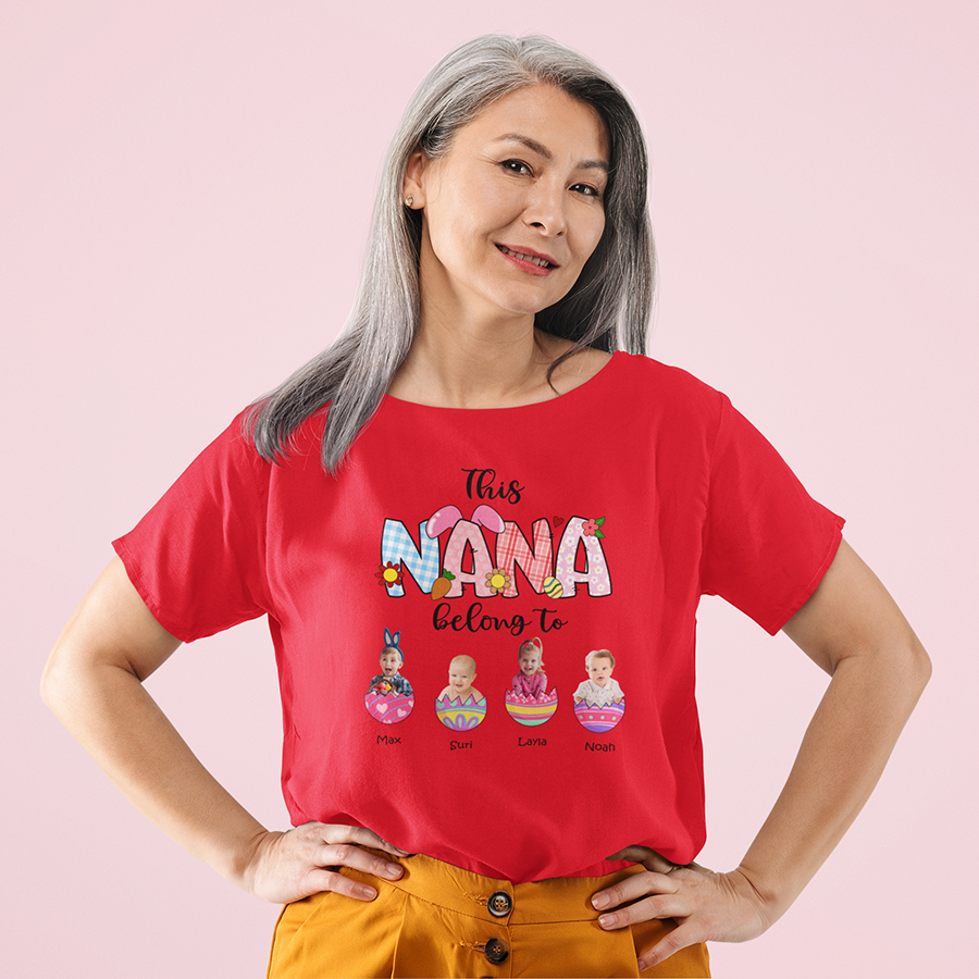 This Nana Belong To Easter Shirt , Cute Easter Shirts for Nana, Grandmas Little Bunnies, Grandma Gifts, Easter Grandma Shirt