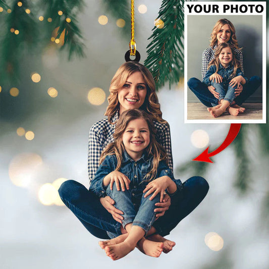 Custom Photo Ornament | Mom