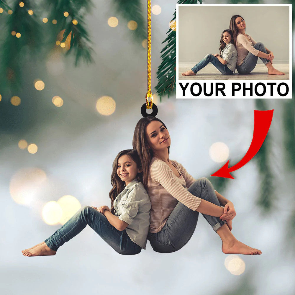 Custom Photo Ornament | Mom