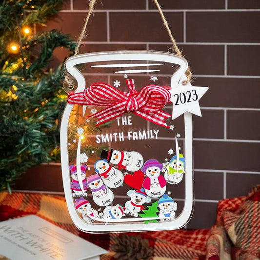 Personalized Gingerbread Ornament Christmas 4, Cookie Family Names | Gingerbread