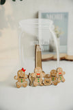 Personalized Gingerbread Ornament Christmas 5, Cookie Family Names,  | Gingerbread